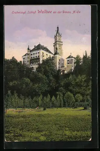 AK Wallsee /Donau, Erzherzogl. Schloss
