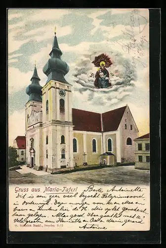 AK Maria Taferl, Wallfahrtskirche