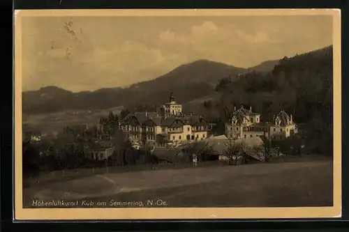 AK Küb am Semmering, Ortspartie