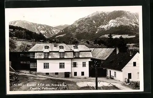 AK Küb am Semmering, Pension Pollrosshof