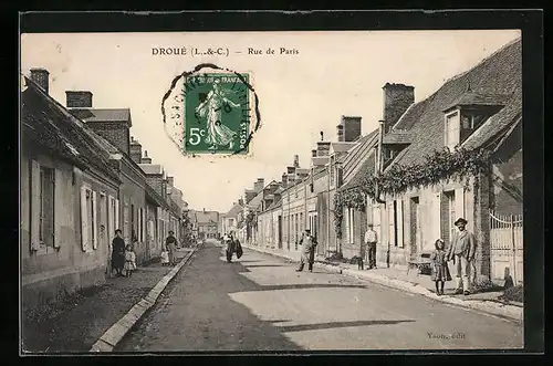 AK Droué, Rue de Paris