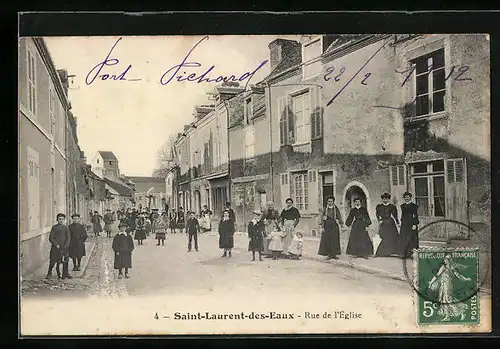 AK Saint-Laurent-des-Eaux, Rue de l`Eglise