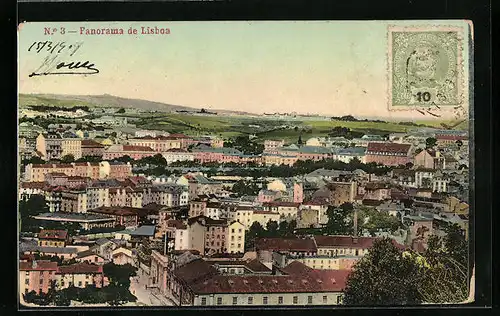 AK Lisboa, Panorama der Stadt
