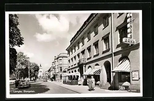 AK Ljungby, Storgatan, Lands-Bank