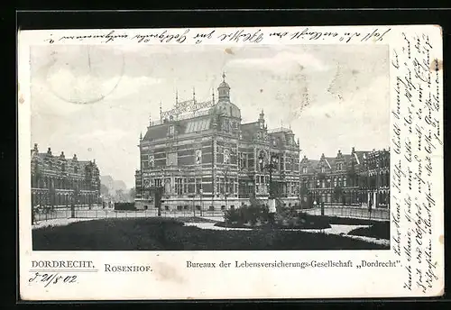 AK Dordrecht, Rosenhof, Bureaux der Lebensversicherungsgesellschaft Dordrecht