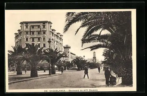 AK Casablanca, Boulevard du 4eme Zouaves