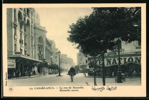 AK Casablanca, La rue de Marseille