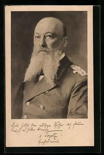 AK Grossadmiral von Tirpitz in Uniform
