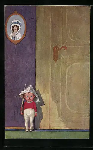 Künstler-AK sign. E. Sommavilla: Die Ehrenwache