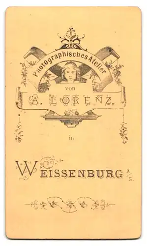 Fotografie A. Lorenz, Weissenburg a. S., Portrait charmanter junger Mann im eleganten Anzug