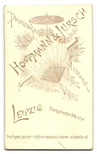 Fotografie Hoffmann & Jursch, Leipzig, Dorotheenstr. 10, Eleganter Herr mit Oberlippenbart