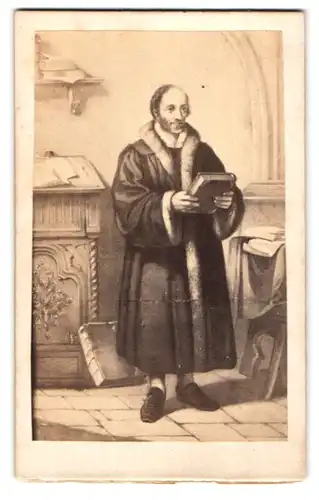 Fotografie unbekannter Fotograf und Ort, Portrait Philipp Melanchthon, Theologe