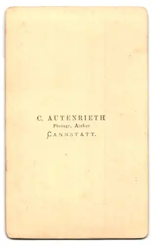 Fotografie C. Autenrieth, Cannstatt, Portrait Uffz. in Ulanen Unform mit Epauletten und Orden an der Brust