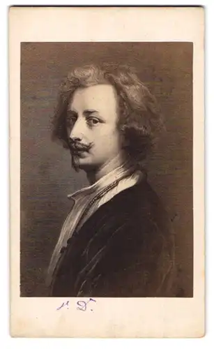 Fotografie Gustav Schauer, Berlin, Portrait flämsicher Maler Anthonis van Dyck