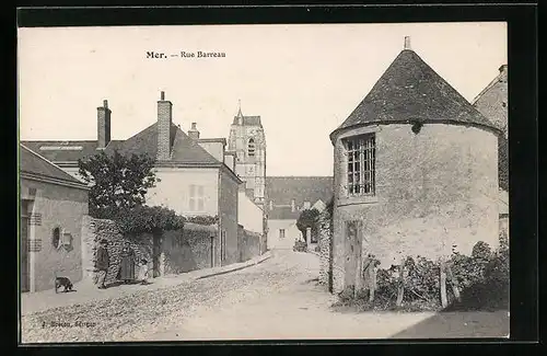 AK Mer, Rue Barreau, Strassenpartie