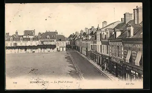 AK Romorantin, La Place d`Armes