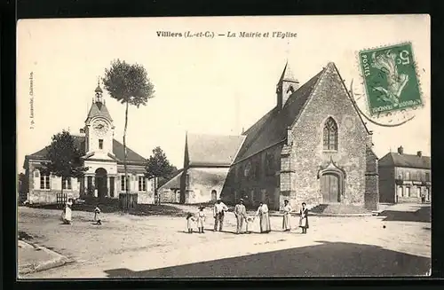 AK Villiers, La Mairie et l`Eglise