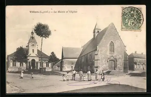 AK Villiers, La Mairie et l`Eglise