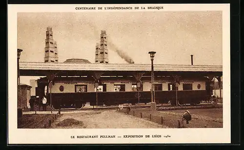 AK Liége, Exposition, Le Restaurant Pullman