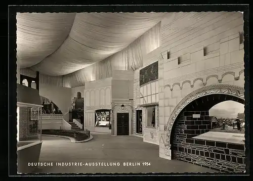 AK Berlin, Deutsche Industrie-Ausstellung 1954, Englischer Pavillon