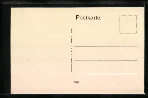 AK Darmstadt, Künstlerkolonie, Treppen vor dem Ernst-Ludwighaus