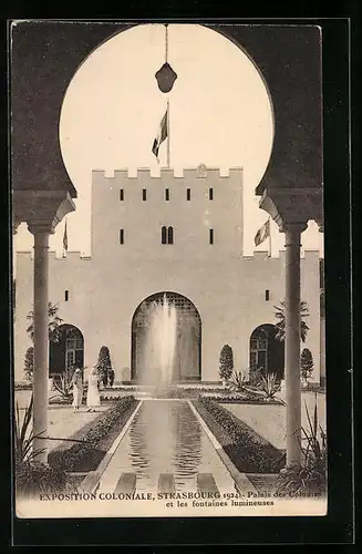 AK Strasbourg, Exposition Coloniale 1924, Palais des Colonies