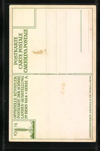 AK Bern, Schweiz. Landes-Ausstellung 1914, Gemüse- u. Gartenbau