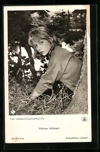 AK Schauspielerin Marion Michael in dem Film Liane Das Mädchen aus dem Urwald