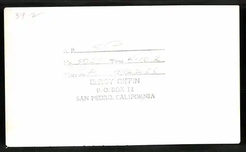 Fotografie E. Giffin, San Pedro, Ansicht Los Angeles / CA, Dampflok der Southern Pacific, Lok-Nr. 5021, Eisenbahn USA