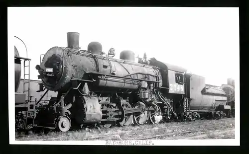 Fotografie E. Giffin, San Pedro, Ansicht Bayshore / CA, Dampflok Nr. 2748, Eisenbahn USA
