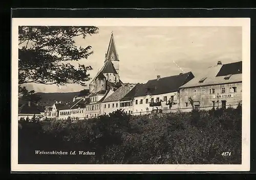 AK Weissenkirchen in der Wachau, Teilansicht