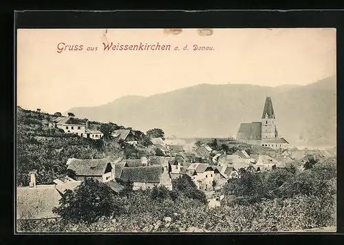 AK Weissenkirchen a. d. Donau, Ortsansicht