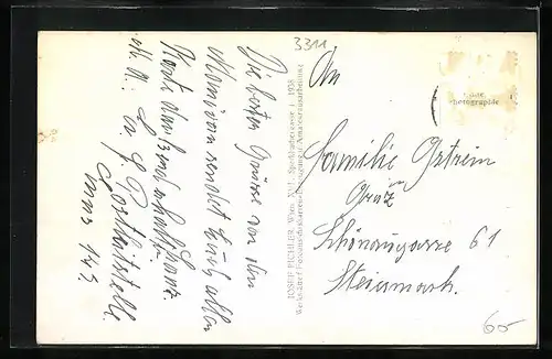 AK Zeillern, Ortsansicht aus der Vogelschau