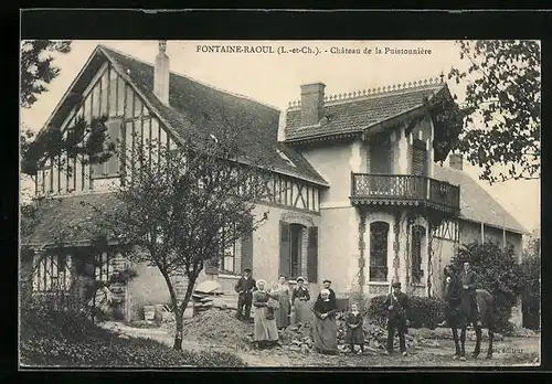 AK Fontaine-Raoul, Chateau de la Puistonnière