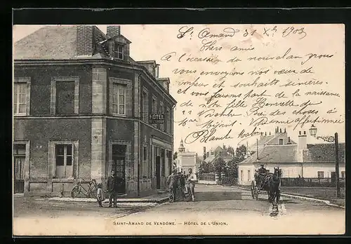 AK Saint-Amand de Vendome, Hotel de l`Union