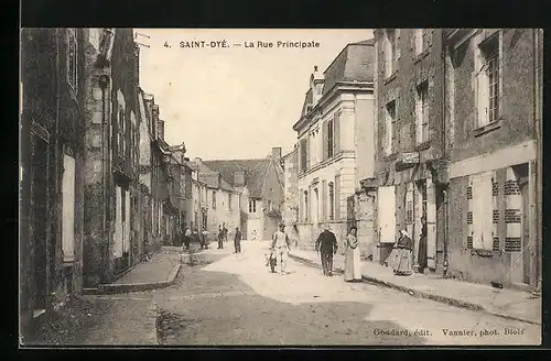 AK Saint-Dyé, La Rue Principale