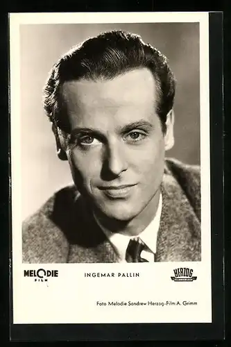 AK Schauspieler Ingemar Pallin in dem Film Schwedenmädel