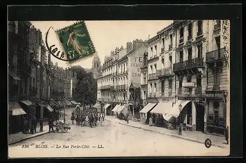 AK Blois, La Rue Porte-Coté