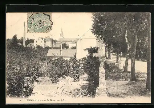 AK Chouzy-sur-Cisse, vu de la Gare