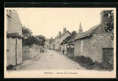 AK Chouzy-sur-Cisse, Avenue de la Fontaine