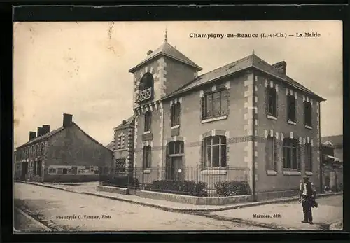 AK Champigny-en-Beauce, La Mairie