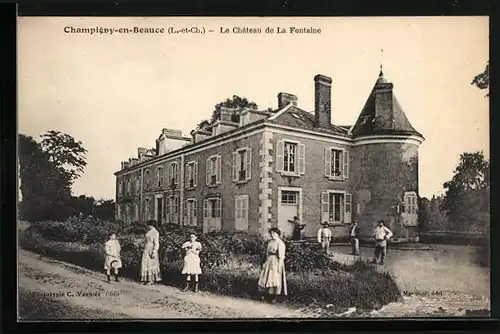 AK Champigny-en-Beauce, Le Chateau de La Fontaine