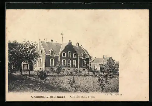 AK Champigny-en-Beauce, Asile des Deux Freres