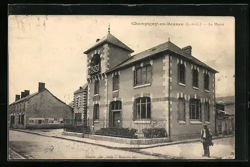 AK Champigny-en-Beauce, La Mairie