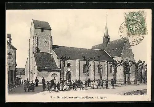 AK Saint-Laurent-des-Eaux, L`Église