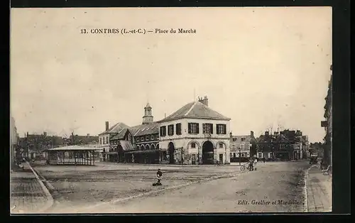 AK Contres, Place du Marché