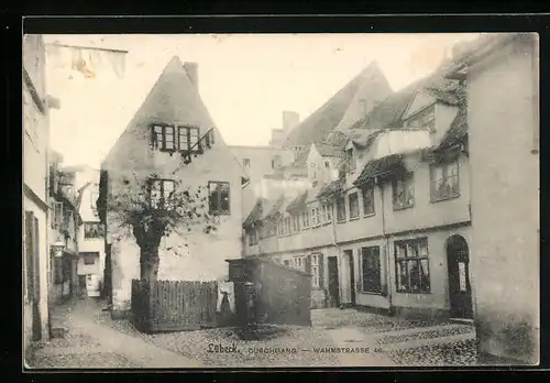 AK Lübeck, Durchgang Wahmstrasse 46
