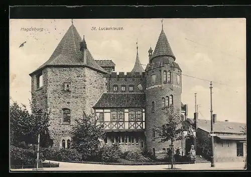 AK Magdeburg, Strassenpartie an der St. Lucasklause