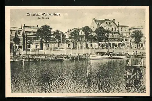 AK Warnemünde, Partie am Strom