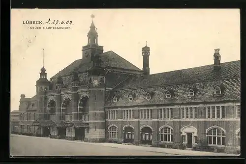 AK Lübeck, Neuer Hauptbahnhof